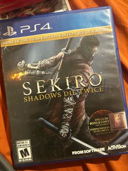 Sekiro shadows die twice ps4