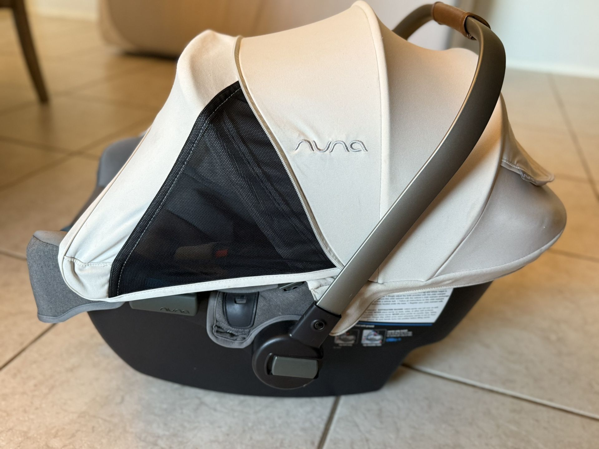 Nuna Pippa RX  Infant car seat  with base (not pictured) 