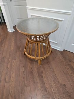 Vintage Rattan table