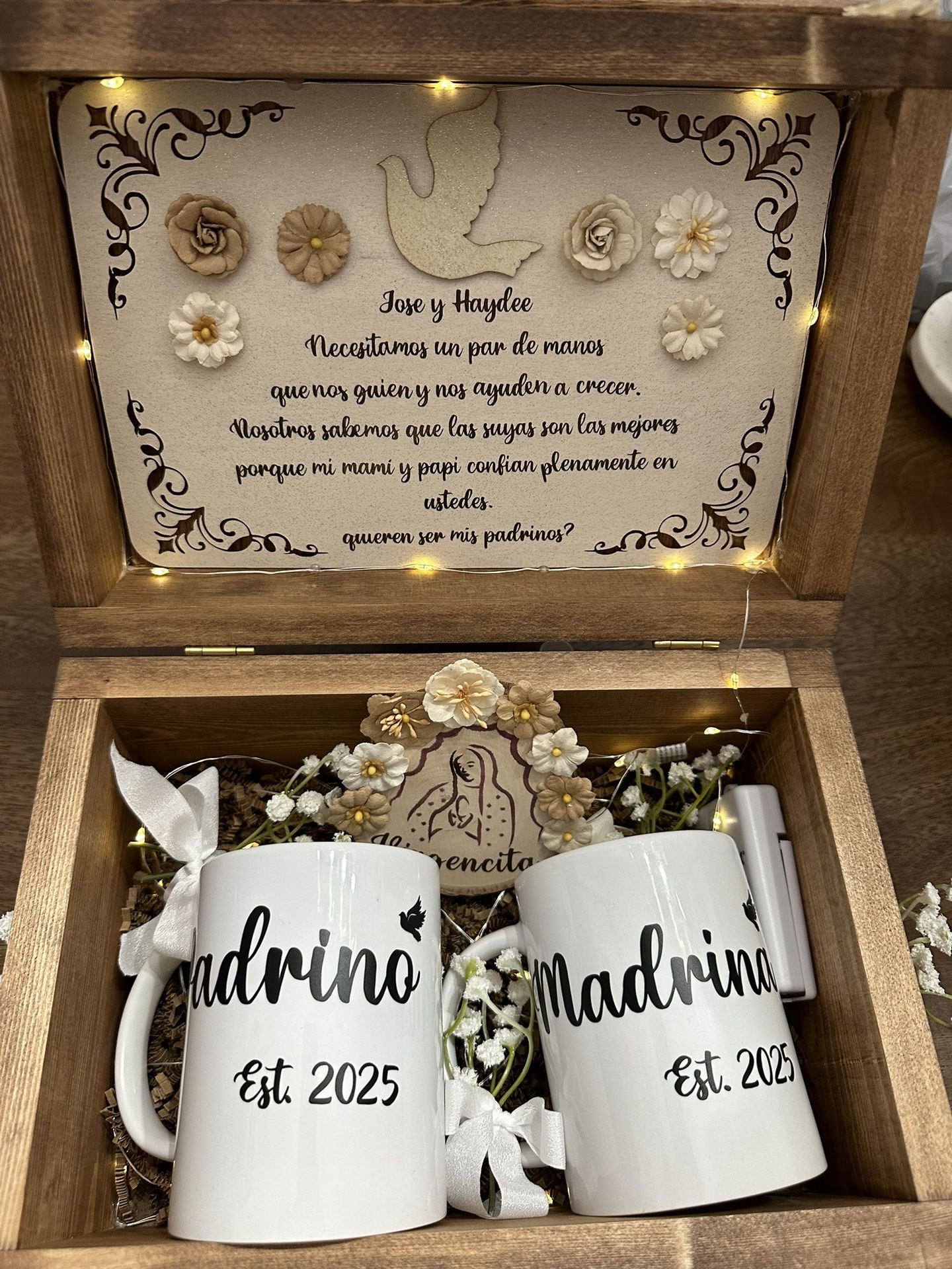 Quieres ser mi Madrina, Padrino Box
