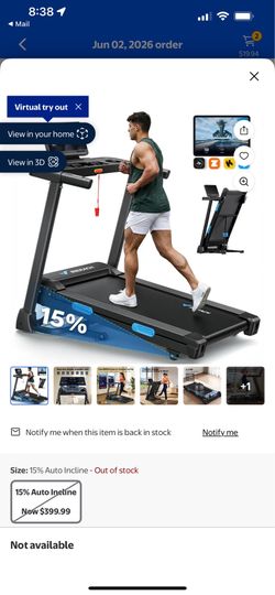 Brand new MERACH Folding Treadmill and Golds Gym stationary Bike