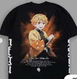 Darc Sport Demon Slayer "Side By Side" Zenitsu Oversized Tee Size Large