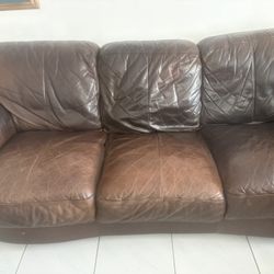 Used Leather Sofa