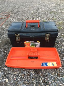 Black & decker tool box