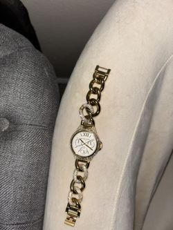 AUTHENTIC MICHAEL KORS MINI CAMILLE GOLD TWIST CRYSTALS MK6842 WOMENS WATCH