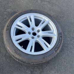 1 — 245/45r19 5x120 5x4.72 Stock Tesla Model S X wheel Rim Tire !