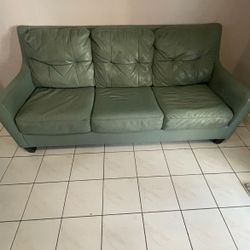 Leather Pullout Couch