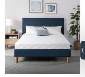 Mattress USED Zinus Calm 10" Queen Tight Top Cooling Gel Memory Foam Mattress, Pressure Relieving