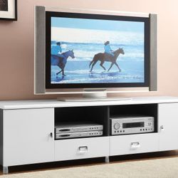 New Stand Tv White 