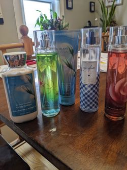 Unused Bath And Body Sprays And Lotion 