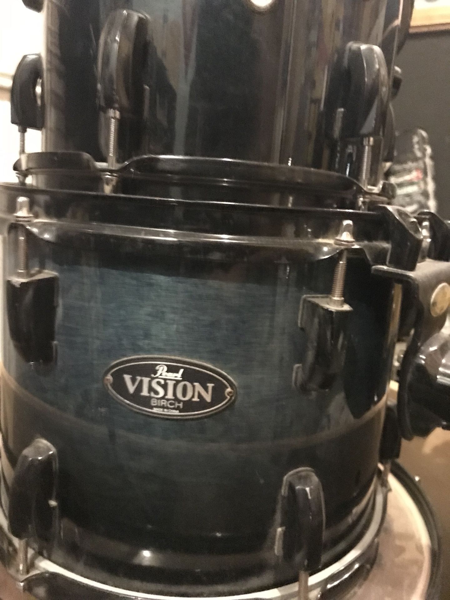 Pearl vision birch drum set