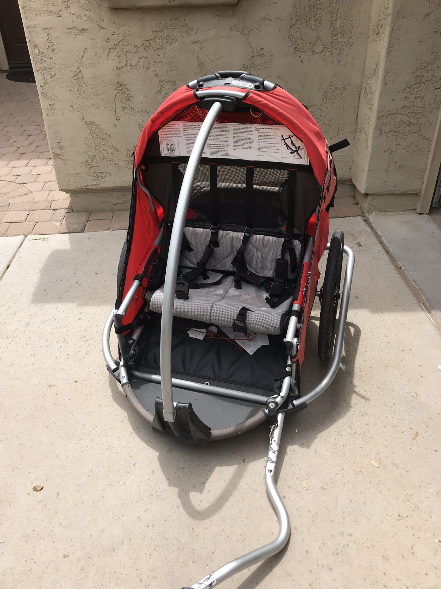 Weehoo weego plus bike trailer sale