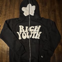 Rich Youth hoodie full zip size medium