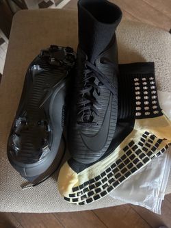 Nike Mercurial Soccer Cleats Black High-Top