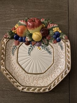 Fitz and Floyd Venezia Canapé Plate