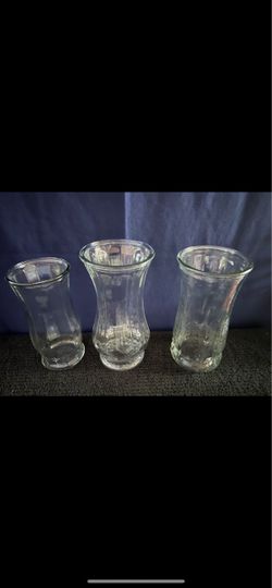 Clear Glass Vase