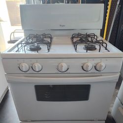 Whirlpool White 30" GAS Stove 