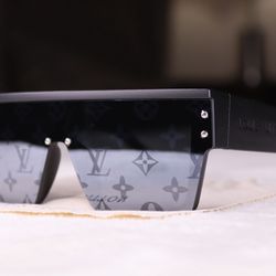 Black Louis Vuitton Glasses (LV PRINT)