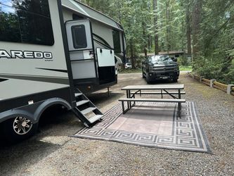 Keystone Laredo Fifth Wheel Travel Trailer on private rv lot