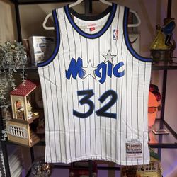 Orlando Magic 1993/94 Away O'Neil #33 White Vintage NBA Mitchel & Ness Jersey