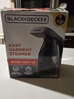Black and decker garment steamer