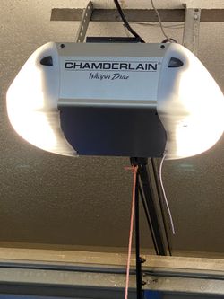 Chamberlain garage door opener.