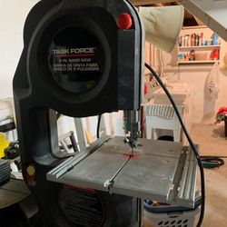 Band Saw &  Miter Saw Mounted On Stand