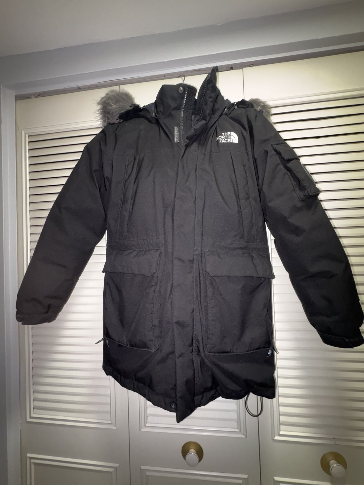 Black North face Jacket Youth Size 12