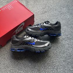 Men's Nike Air Max Moto 2K Shoes - Black Grey Blue - Size 10, 12