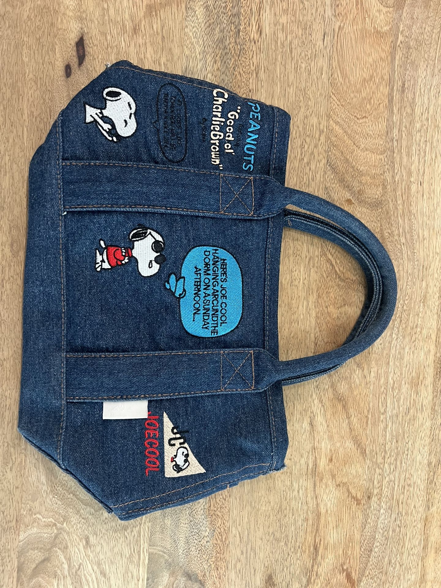 Joe Cool Snoopy Denim Bag 