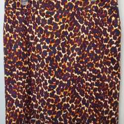 Leopard print skirt