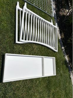 Pottery barn crib and change table topper
