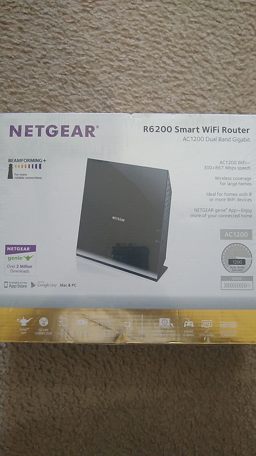NETGEAR - R6200 Smart WiFi Router