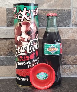 Super Bowl 35 Commerative Coke Bottle