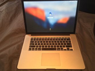 MacBook Pro 15" Early 2013 Model Retina Display