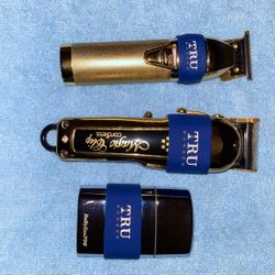 Babyliss Gold Trimmer, Hood Wahl Magic Clip Cordless And Babyliss Pro Single Foil Shaver 