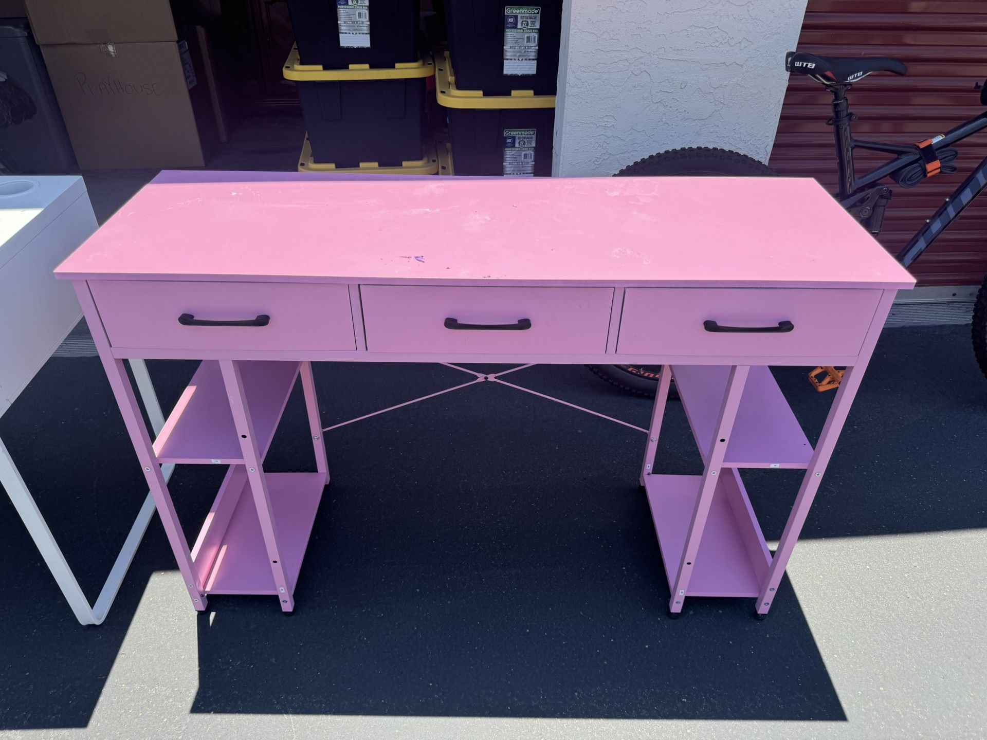 Pink Kids Desk
