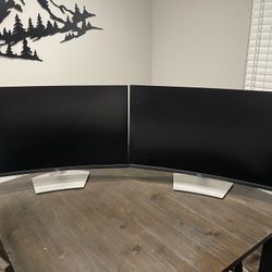 32” Curved monitors 