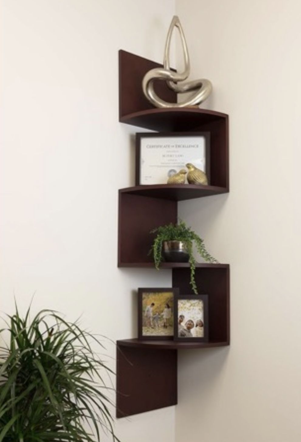 Corner Wall Shelf