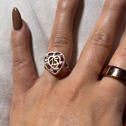 Quinceañera Gold Ring 14k