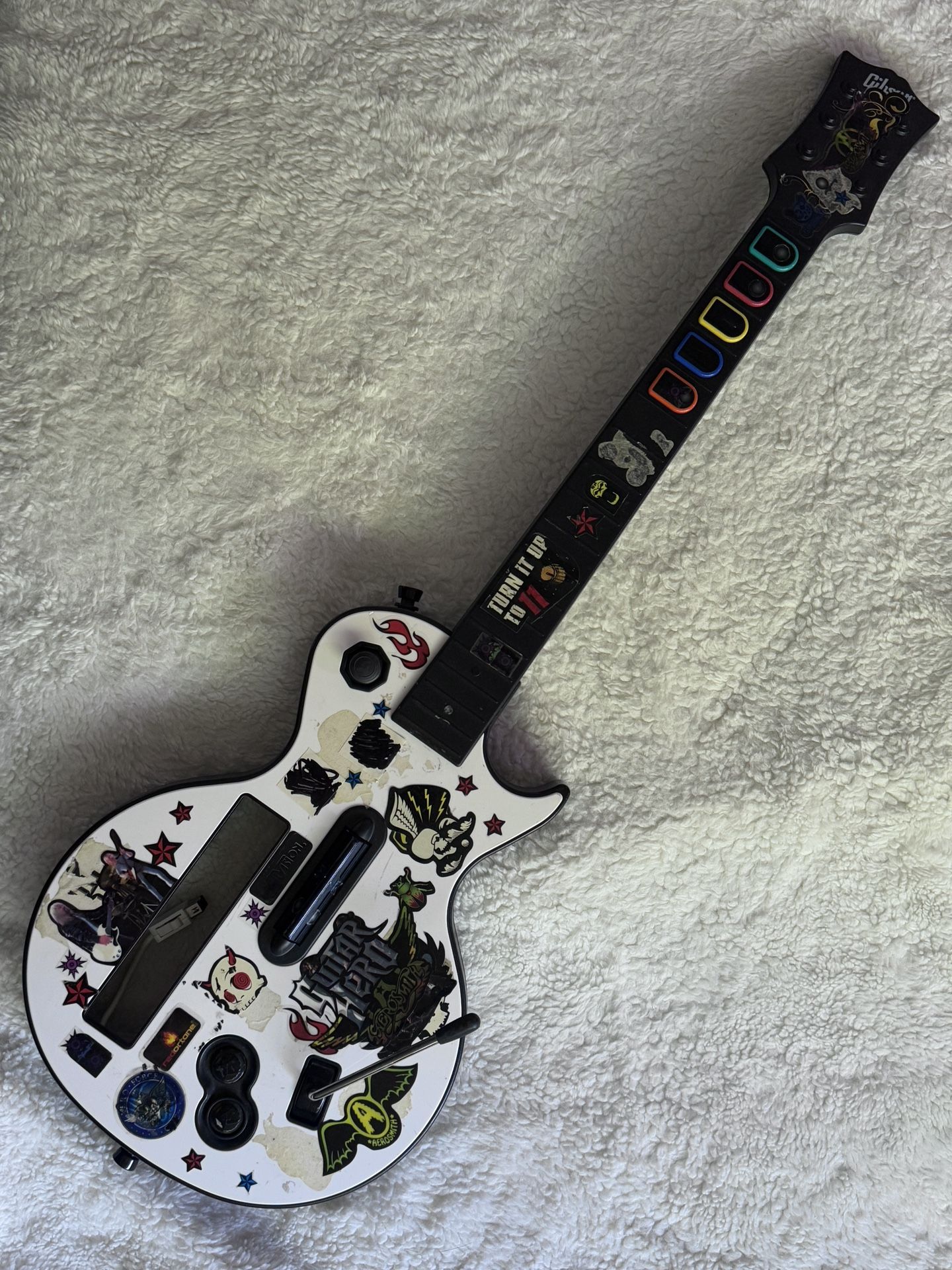 Guitar Hero Les Paul Gibson Nintendo Controller RedOctane 95125.805 Not Tested