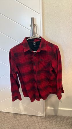 Volcom Boys XL Red Flannel