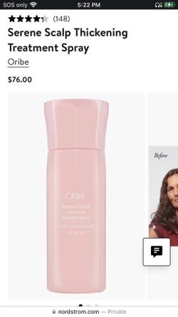 ORIBE serene scalp thickening spray treatment