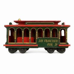 San Francisco Pier 39 Cable Car Trolley Decorative Model