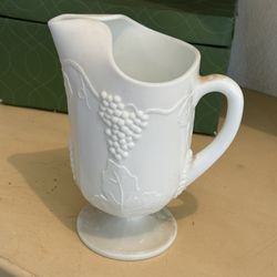 Milk Glass Pitcher