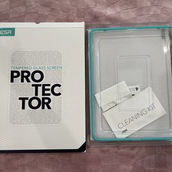 ESR 1 Pack Screen Protector for iPad Pro 12.9 (2022/2021/2020/2018, 6th/5th/4th/3rd Generation), Tempered-Glass Film with Alignment Frame