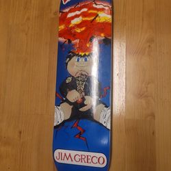 Very Rare Jim Greco Deathwish Garbage Pal Kids Skateboard NOS Vintage 