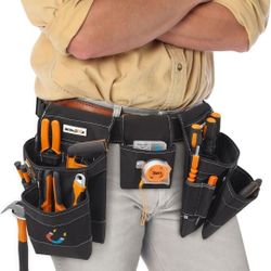 Tools  Belts with Magnetic and Quick Release Buckle,Heavy Duty Detachable & Adjustable Utility Belt