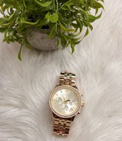 Michael Kors Gold-Tone Chronograph Watch