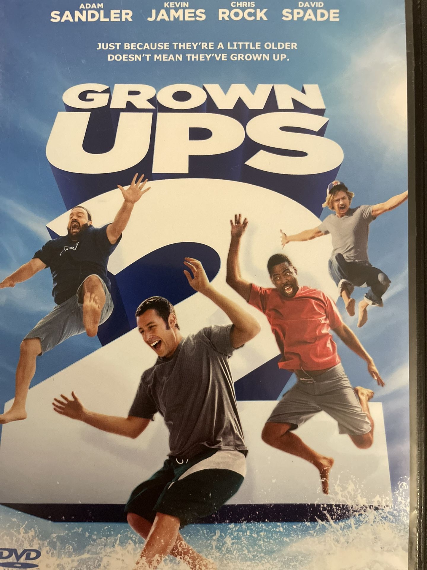 GROWN UPS 2 (DVD + Digital-2013) Adam Sandler + Kevin James + Chris Rock!